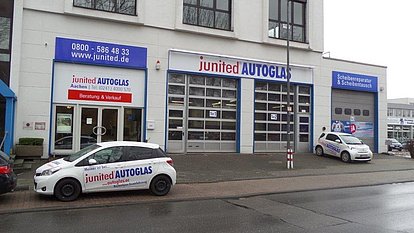 Außenansicht von junited AUTOGLAS Aachen